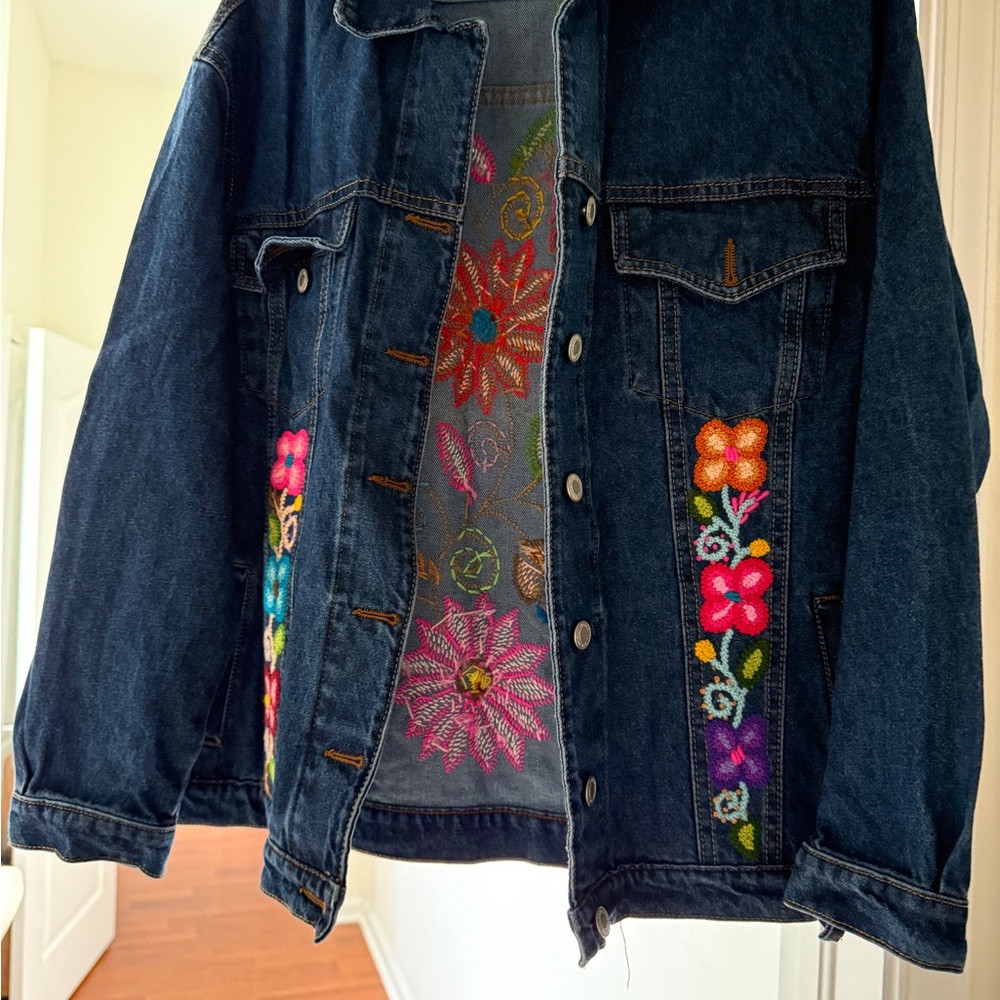 Embroidered Denim Jacket